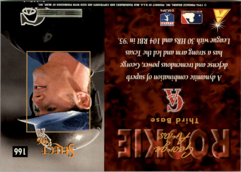 1996 Select (Pinnacle) Baseball "Main Set" Base Cards - Picture 225 of 277