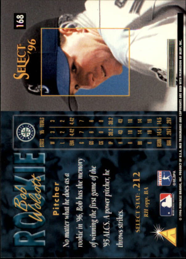 1996 Select (Pinnacle) Baseball "Main Set" Base Cards - Picture 229 of 277