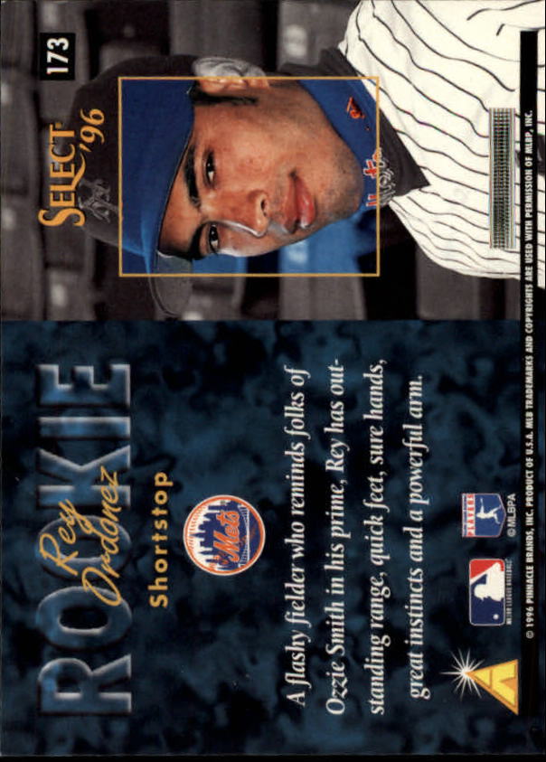1996 Select (Pinnacle) Baseball "Main Set" Base Cards - Picture 239 of 277