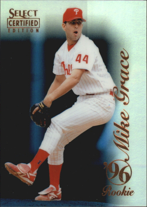 1996 Select Certified Mirror Blue #109 Mike Grace