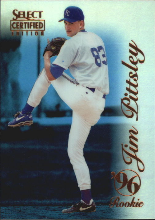 1996 Select Certified Mirror Blue #124 Jim Pittsley