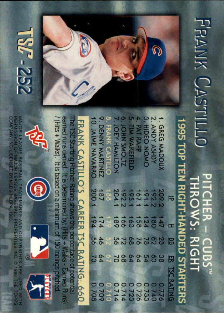 1996 Stadium Club Baseball Card Pick 252-450 - Picture 3 of 345