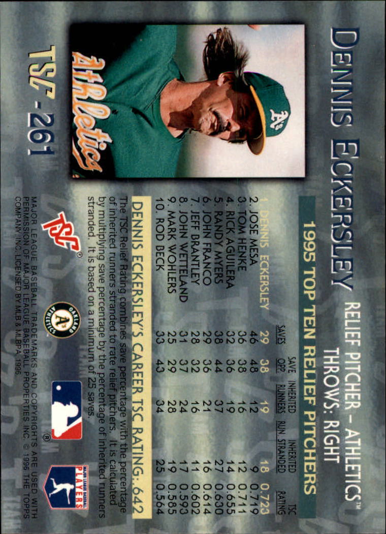 1996 Stadium Club Baseball Card Pick 252-450 - Picture 13 of 345
