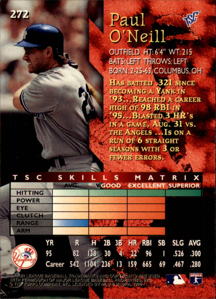 1996 Stadium Club Baseball Card Pick 252-450 - Picture 17 of 345