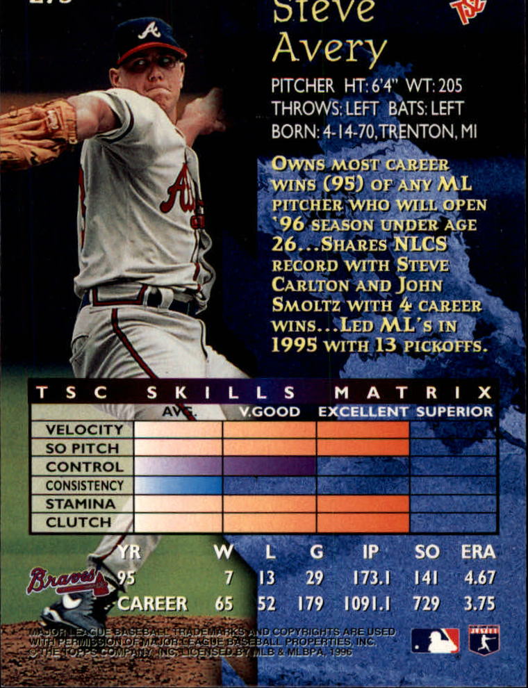 1996 Stadium Club Baseball Card Pick 252-450 - Picture 23 of 345