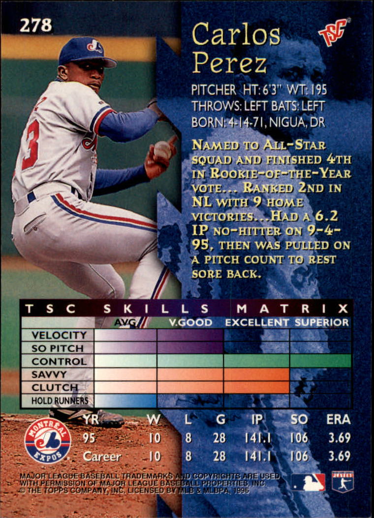 1996 Stadium Club Baseball Card Pick 252-450 - Picture 29 of 345