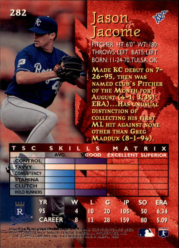 1996 Stadium Club Baseball Card Pick 252-450 - Picture 37 of 345