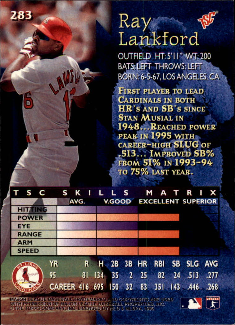 1996 Stadium Club Baseball Card Pick 252-450 - Picture 39 of 345