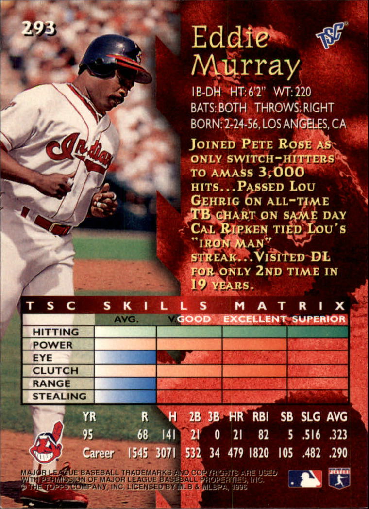 1996 Stadium Club Baseball Card Pick 252-450 - Picture 57 of 345
