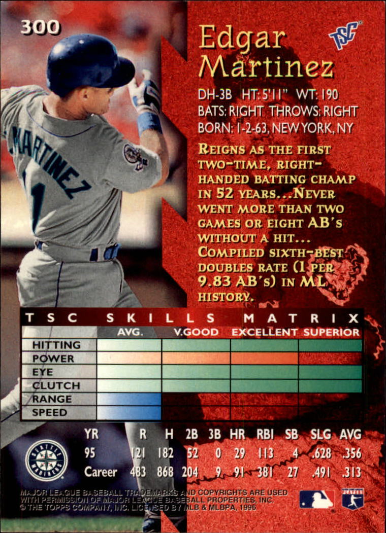 1996 Stadium Club Baseball Card Pick 252-450 - Picture 71 of 345