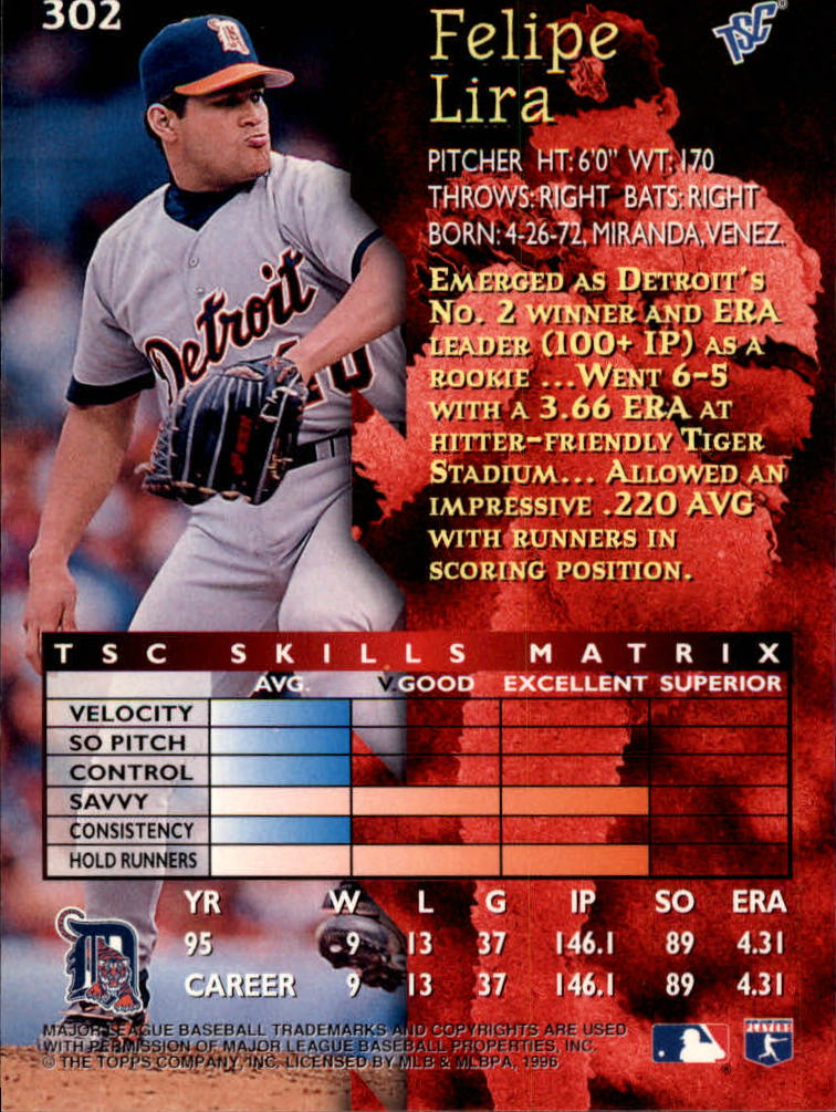 1996 Stadium Club Baseball Card Pick 252-450 - Picture 73 of 345