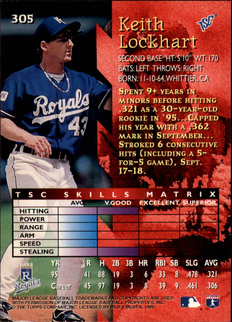 1996 Stadium Club Baseball Card Pick 252-450 - Picture 79 of 345
