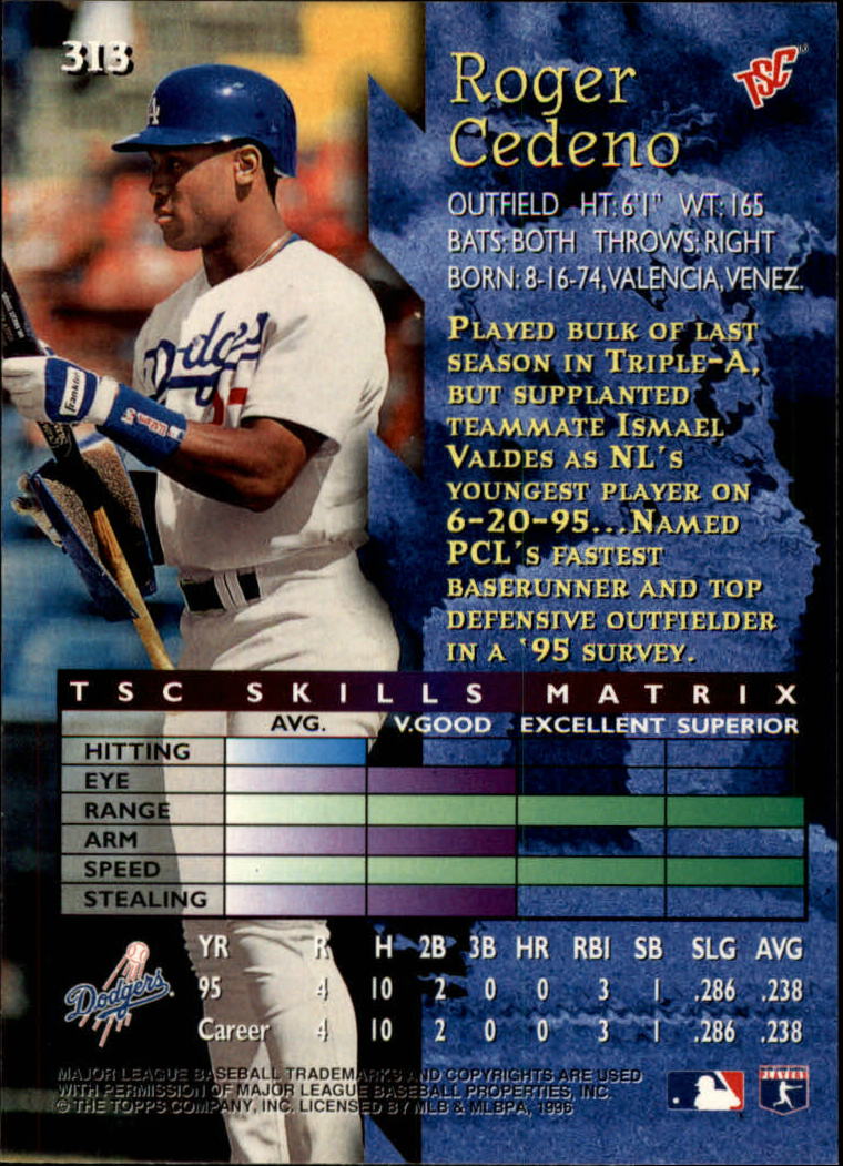 1996 Stadium Club Baseball Card Pick 252-450 - Picture 93 of 345