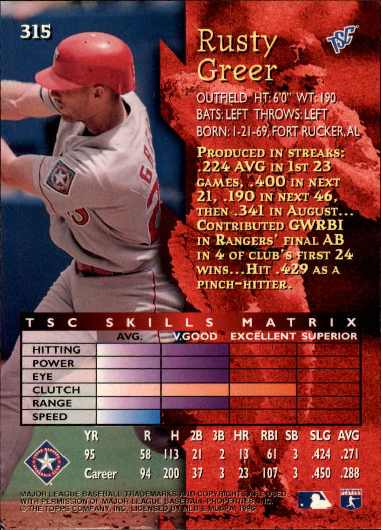 1996 Stadium Club Baseball Card Pick 252-450 - Picture 97 of 345
