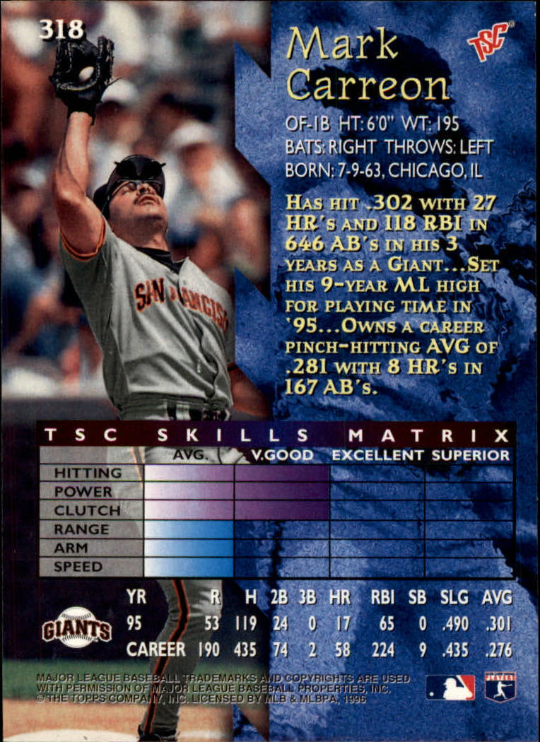 1996 Stadium Club Baseball Card Pick 252-450 - Picture 101 of 345