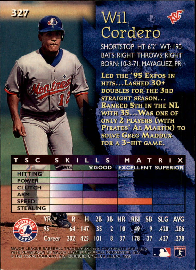 1996 Stadium Club Baseball Card Pick 252-450 - Picture 119 of 345