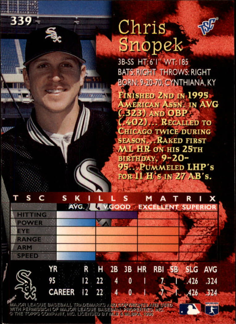 1996 Stadium Club Baseball Card Pick 252-450 - Picture 139 of 345