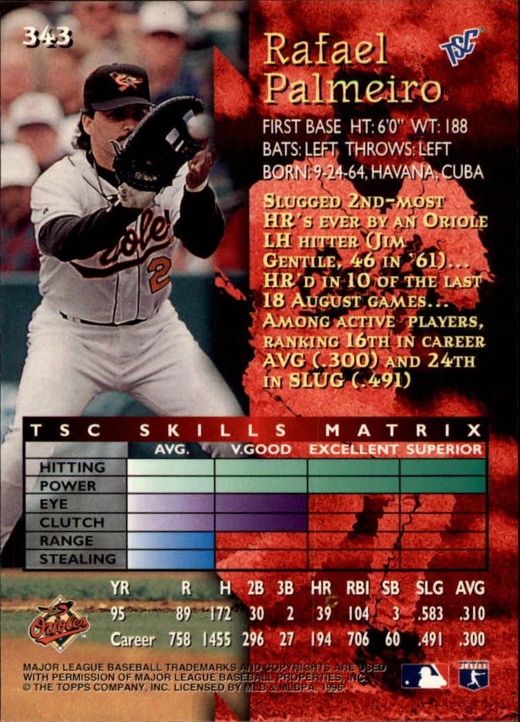 1996 Stadium Club Baseball Card Pick 252-450 - Picture 147 of 345