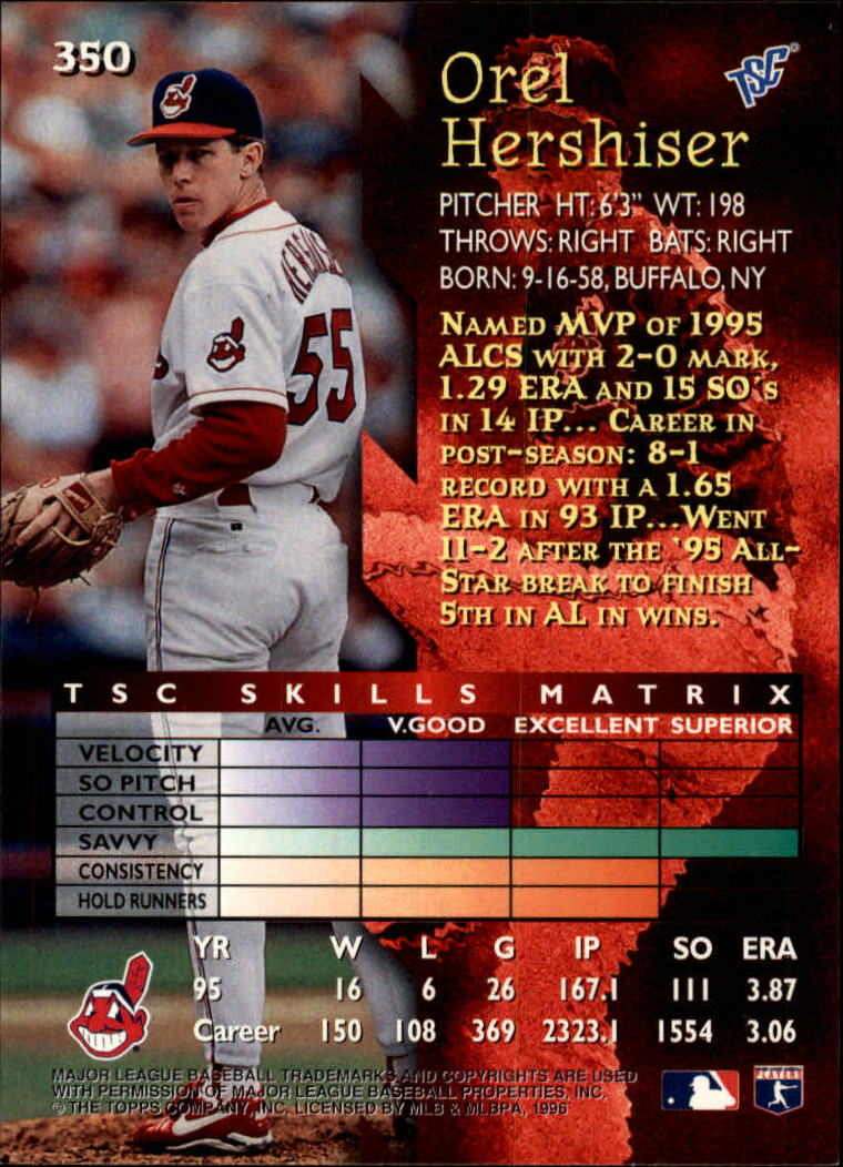 1996 Stadium Club Baseball Card Pick 252-450 - Picture 161 of 345
