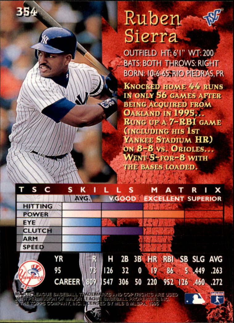 1996 Stadium Club Baseball Card Pick 252-450 - Picture 169 of 345