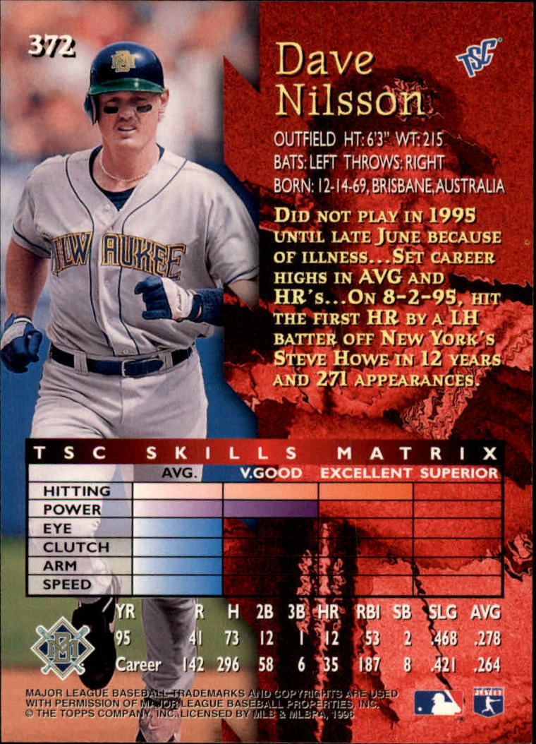 1996 Stadium Club Baseball Card Pick 252-450 - Picture 197 of 345