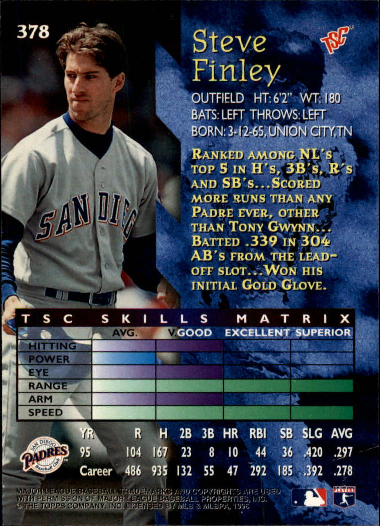1996 Stadium Club Baseball Card Pick 252-450 - Picture 209 of 345