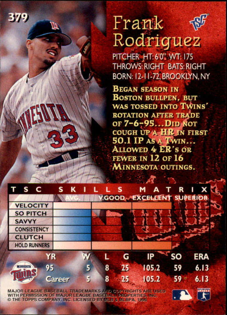 1996 Stadium Club Baseball Card Pick 252-450 - Picture 211 of 345