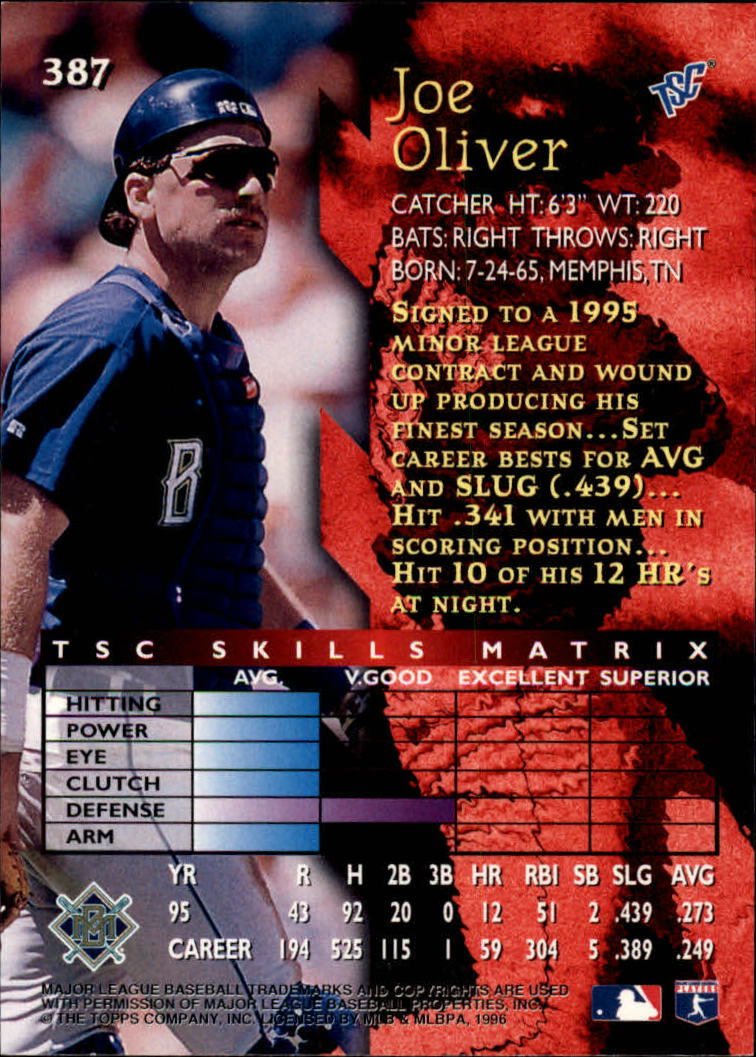 1996 Stadium Club Baseball Card Pick 252-450 - Picture 227 of 345