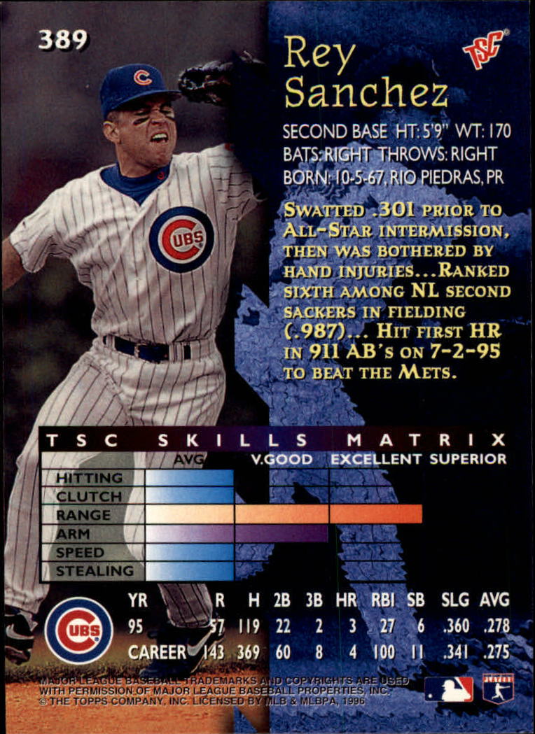 1996 Stadium Club Baseball Card Pick 252-450 - Picture 231 of 345