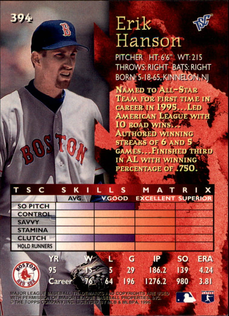 1996 Stadium Club Baseball Card Pick 252-450 - Picture 241 of 345