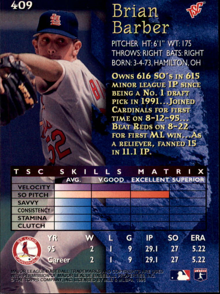 1996 Stadium Club Baseball Card Pick 252-450 - Picture 271 of 345