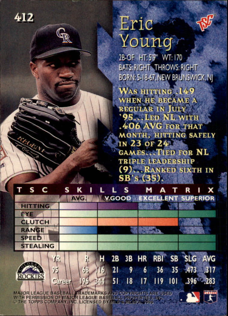 1996 Stadium Club Baseball Card Pick 252-450 - Picture 275 of 345