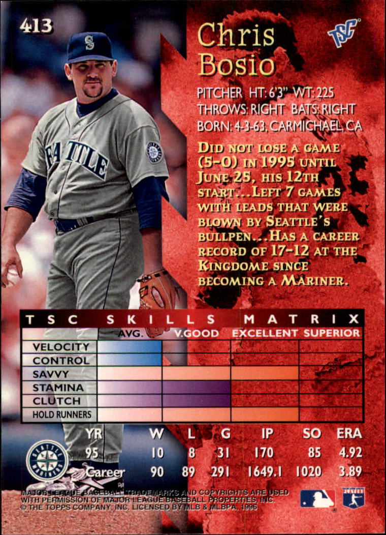 1996 Stadium Club Baseball Card Pick 252-450 - Picture 277 of 345