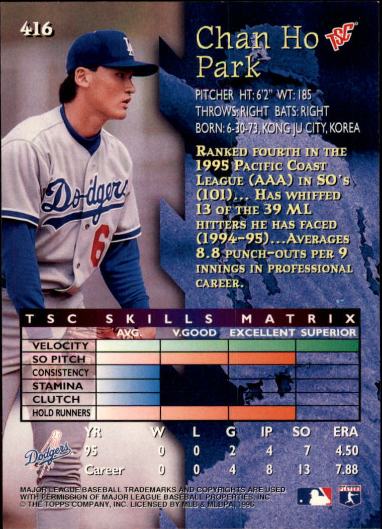 1996 Stadium Club Baseball Card Pick 252-450 - Picture 283 of 345