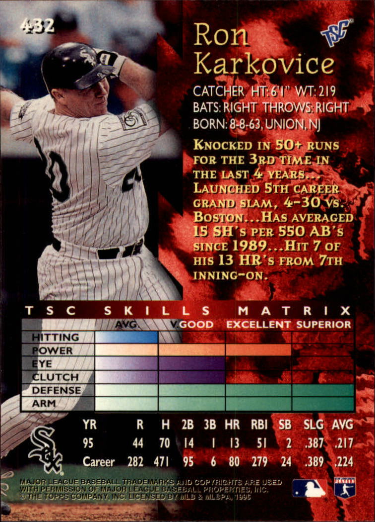 1996 Stadium Club Baseball Card Pick 252-450 - Picture 313 of 345