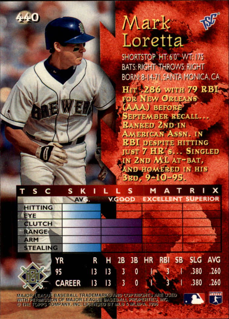 1996 Stadium Club Baseball Card Pick 252-450 - Picture 327 of 345
