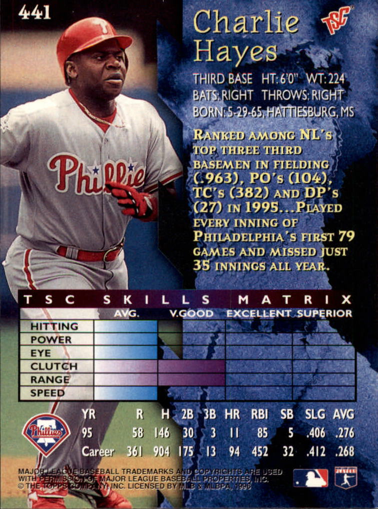 1996 Stadium Club Baseball Card Pick 252-450 - Picture 329 of 345