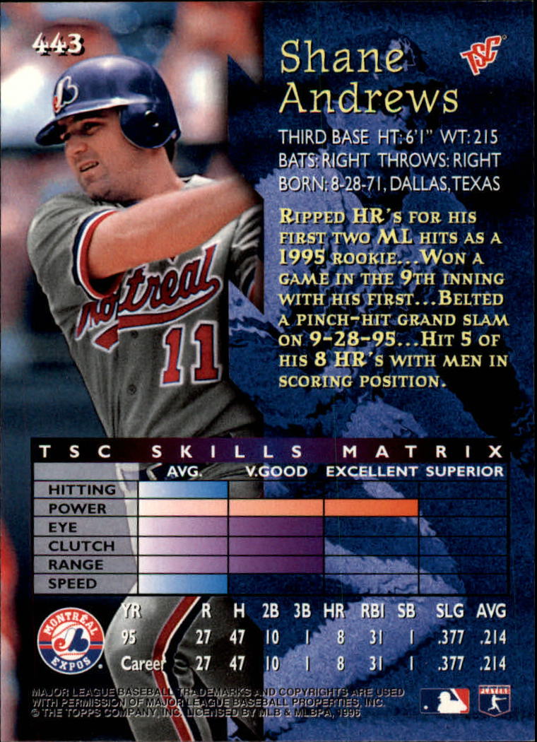 1996 Stadium Club Baseball Card Pick 252-450 - Picture 333 of 345