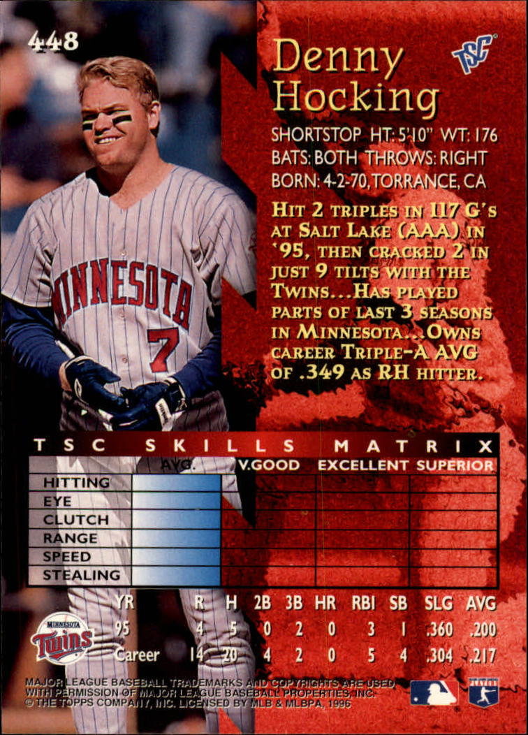 1996 Stadium Club Baseball Card Pick 252-450 - Picture 341 of 345
