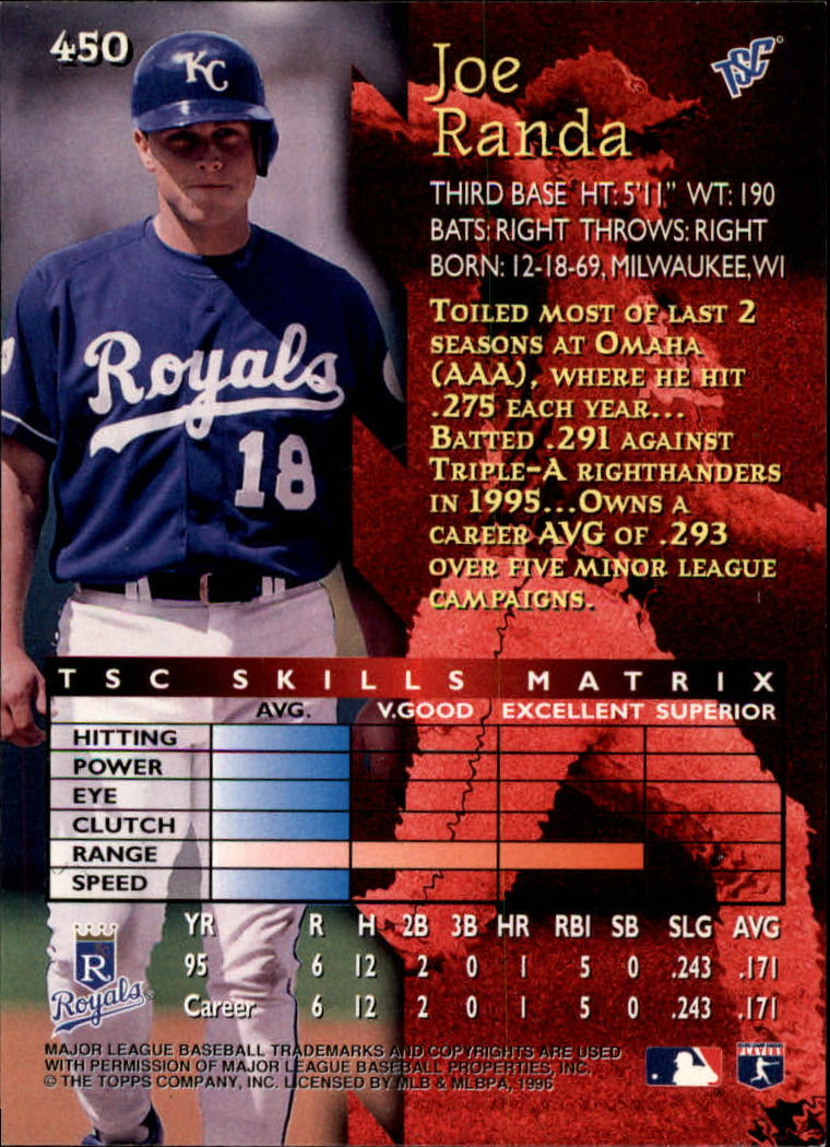 1996 Stadium Club Baseball Card Pick 252-450 - Picture 345 of 345