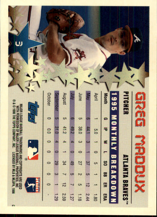 1996 Topps Baseball (Pick Card From List 1-250) C44 05-24 - Picture 7 of 485