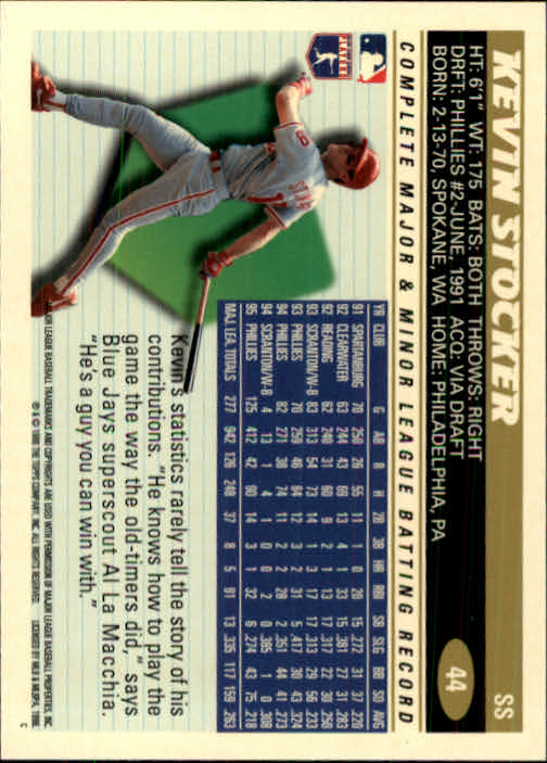 1996 Topps Baseball (Pick Card From List 1-250) C44 05-24 - Picture 83 of 485