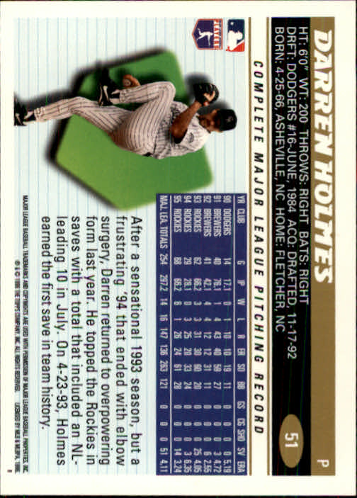 1996 Topps Baseball (Pick Card From List 1-250) C44 05-24 - Picture 97 of 485
