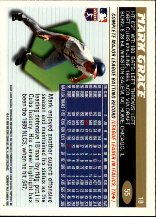 1996 Topps Baseball (Pick Card From List 1-250) C44 05-24 - Picture 105 of 485