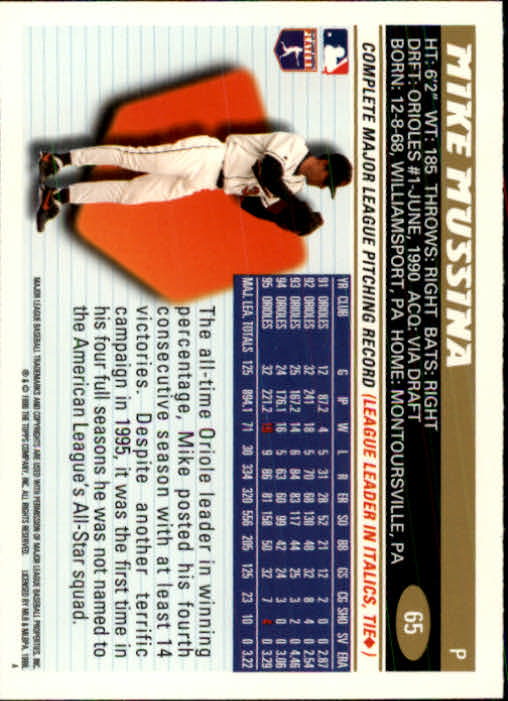 1996 Topps Baseball (Pick Card From List 1-250) C44 05-24 - Picture 125 of 485