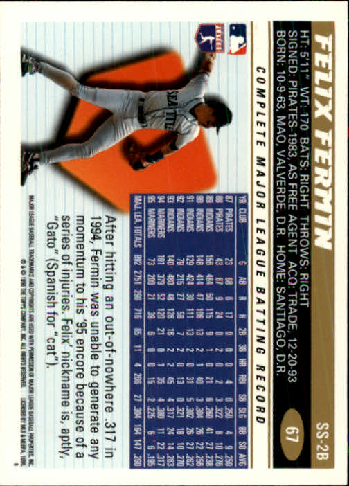 1996 Topps Baseball (Pick Card From List 1-250) C44 05-24 - Picture 129 of 485