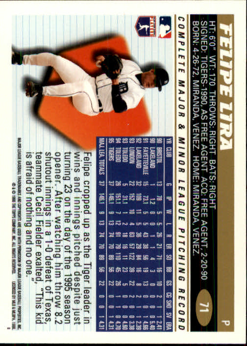 1996 Topps Baseball (Pick Card From List 1-250) C44 05-24 - Picture 137 of 485
