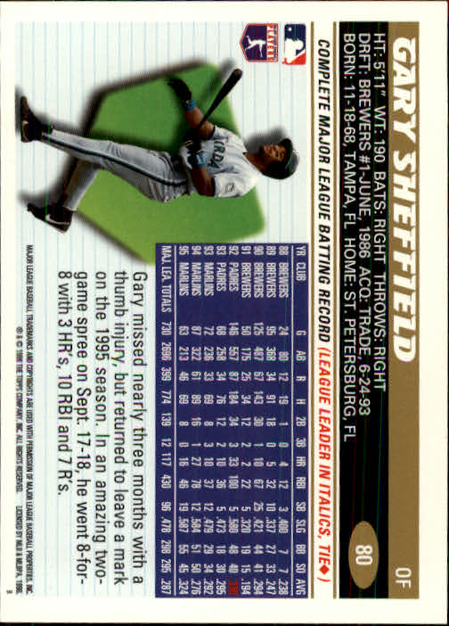 1996 Topps Baseball (Pick Card From List 1-250) C44 05-24 - Picture 155 of 485
