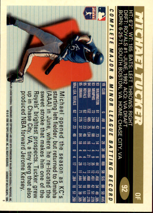 1996 Topps Baseball (Pick Card From List 1-250) C44 05-24 - Picture 179 of 485
