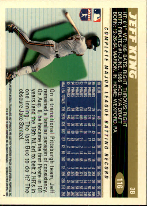 1996 Topps Baseball (Pick Card From List 1-250) C44 05-24 - Picture 225 of 485
